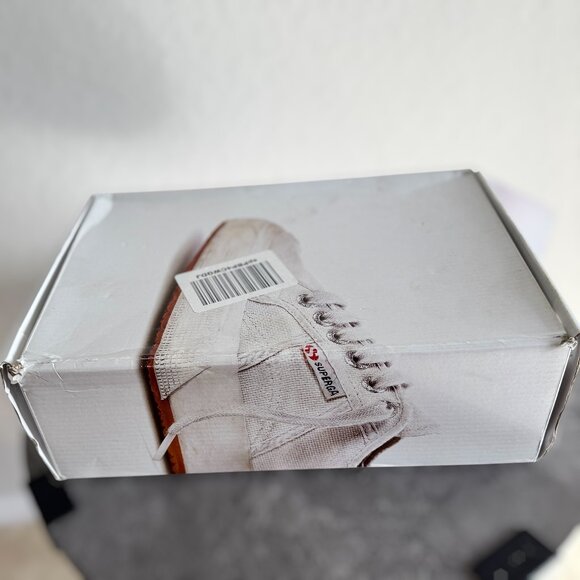 NEW IN BOX Superga 2790 A COTW White Canvas Platform Sneaker Womens US 8 EU 39 - Picture 10 of 12